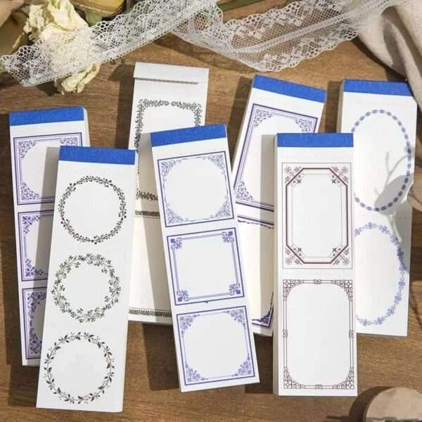 Minimalist Border Retro Frame Memo Pads