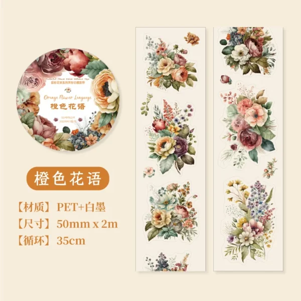 Vintage Flower Pet Tape - Image 2